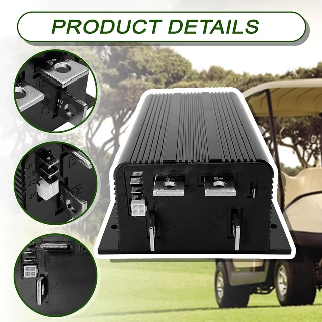 Alt view image 4 of 5 - 500A 48V DC Motor Controller, Compatible with Curtis for EZGO Golf Cart