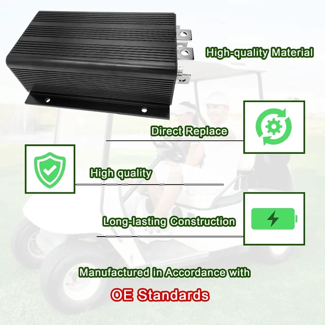Alt view image 5 of 5 - 500A 48V DC Motor Controller, Compatible with Curtis for EZGO Golf Cart