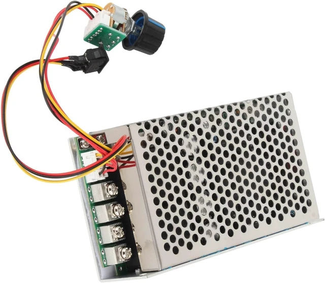 Alt view image 4 of 7 - 3000W 10-50V 60A PWM DC Motor Speed Controller for Car Fan, Blower & Treadmill
