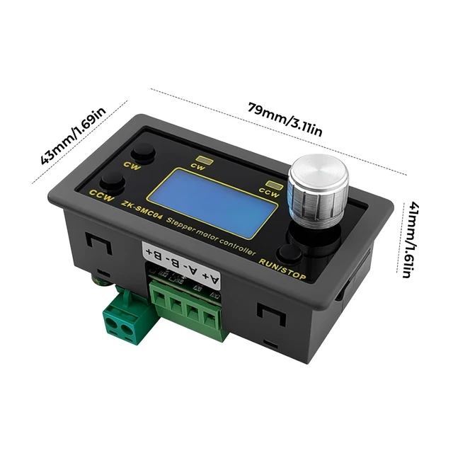 Alt view image 2 of 7 - Stepper Motor Driver Controller for NEMA 17/23/34, 6.6A with LCD, 64 Micro-Step for CNC & 3D Printer