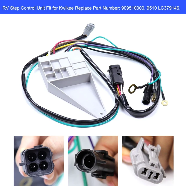 Alt view image 3 of 7 - RV Step Motor Conversion Kit with Gear Box Linkage for Kwikee Steps, OE 379147/379160