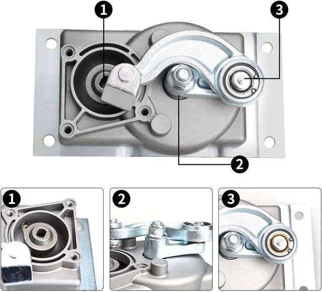 Alt view image 7 of 7 - RV Gear Box Linkage with Motor for Kwikee Electric Steps, Replace 366043/379147