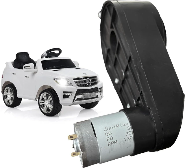 Alt view image 4 of 7 - RS555 18V 12000RPM Gearbox for Power Wheels Motor Upgrade, Black