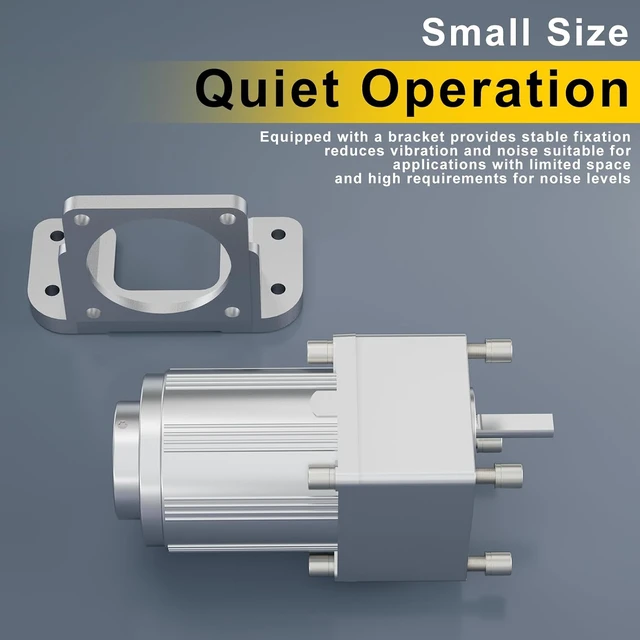Alt view image 4 of 7 - 6W 110V 15RPM High Torque AC Gear Motor with Speed Controller, CW/CCW for Production Line