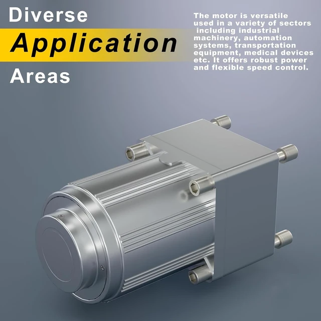 Alt view image 6 of 7 - 6W 110V 15RPM High Torque AC Gear Motor with Speed Controller, CW/CCW for Production Line