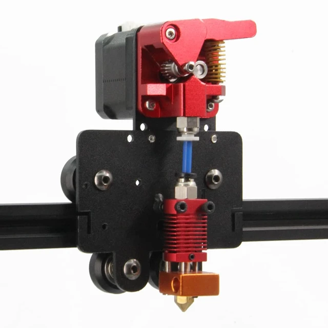 Alt view image 5 of 7 - Direct Dual Gear Extruder Kit with Stepper Motor