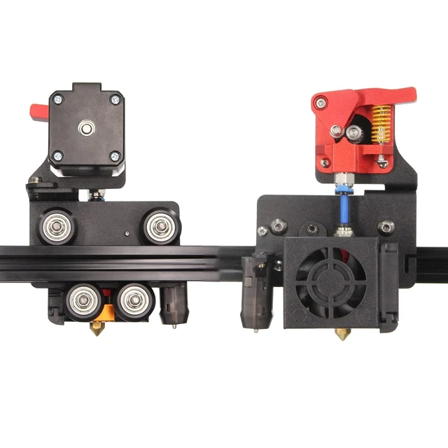 Alt view image 3 of 7 - Ender 5 Pro Direct Drive Upgrade Kit, Dual Gear Extruder with Motor, Aluminum Plate for TPU