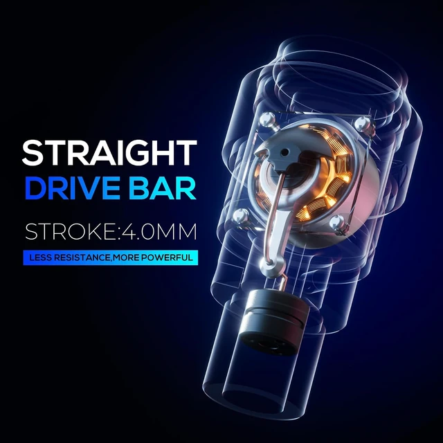 Alt view image 5 of 7 - Wireless Rotary Pen Tattoo Machine, 3200mAh Dual Battery, 4.0 Stroke Coreless Motor with LED Display