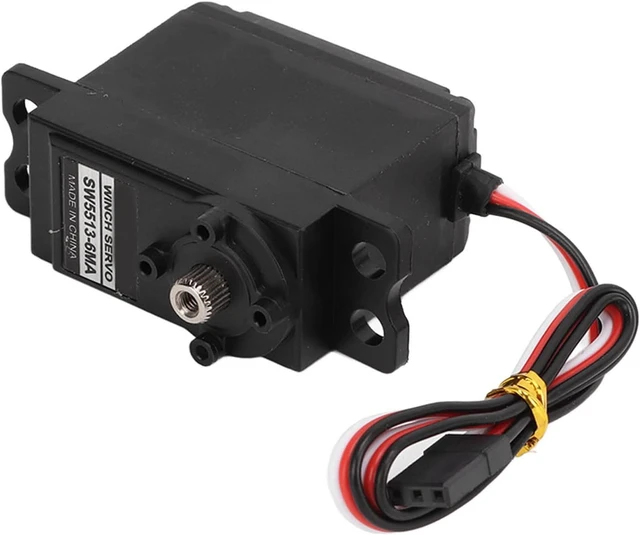Alt view image 2 of 7 - Alloy Analog Sail Winch Servo with High-Torque Gears for Sailboats & Yachts