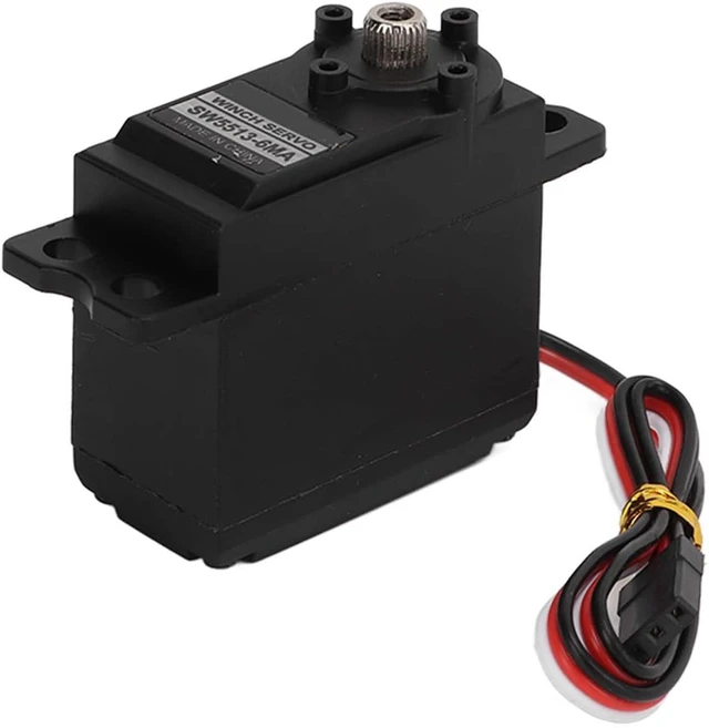 Alt view image 6 of 7 - Alloy Analog Sail Winch Servo with High-Torque Gears for Sailboats & Yachts