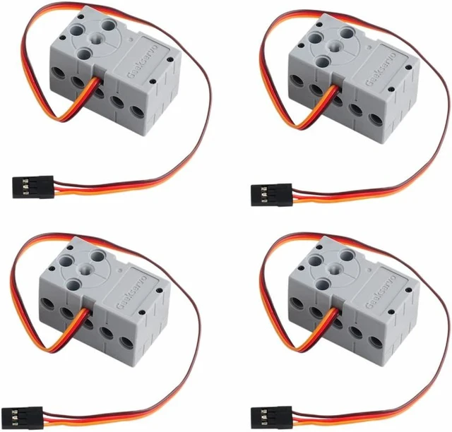 Main image of 4-Pack 2kg Programmable Mini Servo, 360° Dual Shaft for Micro:bit & Raspberry Pi