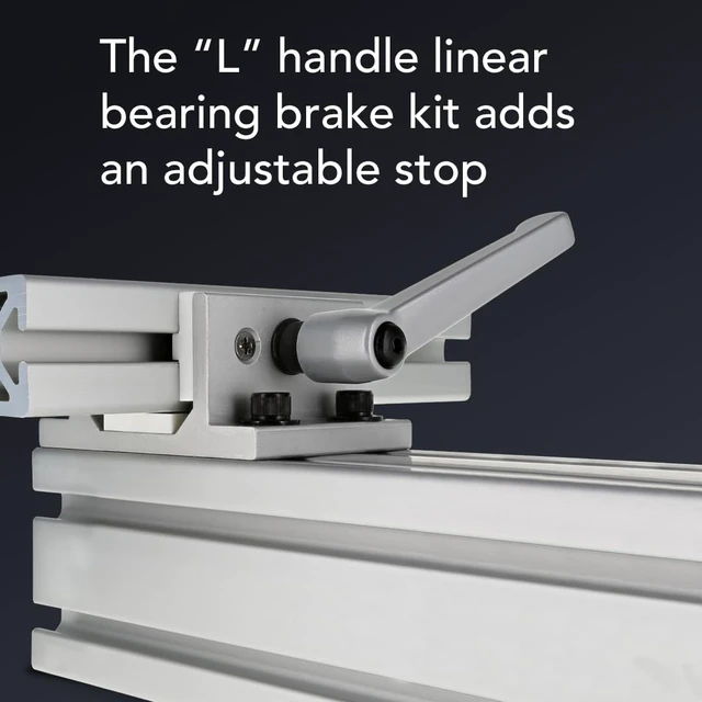 Alt view image 6 of 6 - 3-Mount Double Flange Aluminum Linear Bearing for 1.5" Extrusion