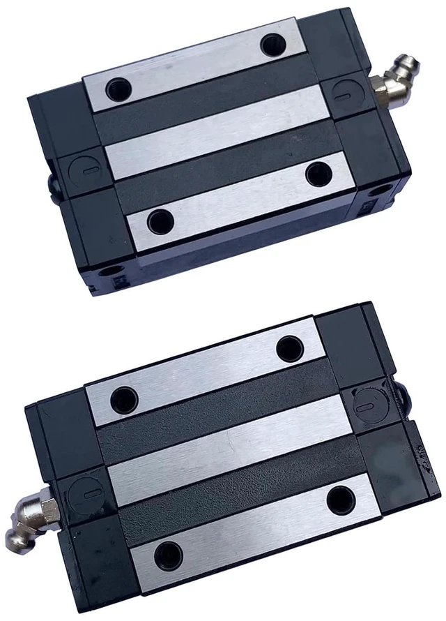 Main image of 2-Pack HGH20CA 20mm Linear Slider Bearing Blocks for HGR20 Guide Rail, CNC