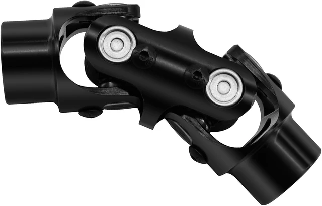 Alt view image 6 of 7 - Double U-Joint Steering Shaft, 3/4" Round, 5-1/8" Length, Black