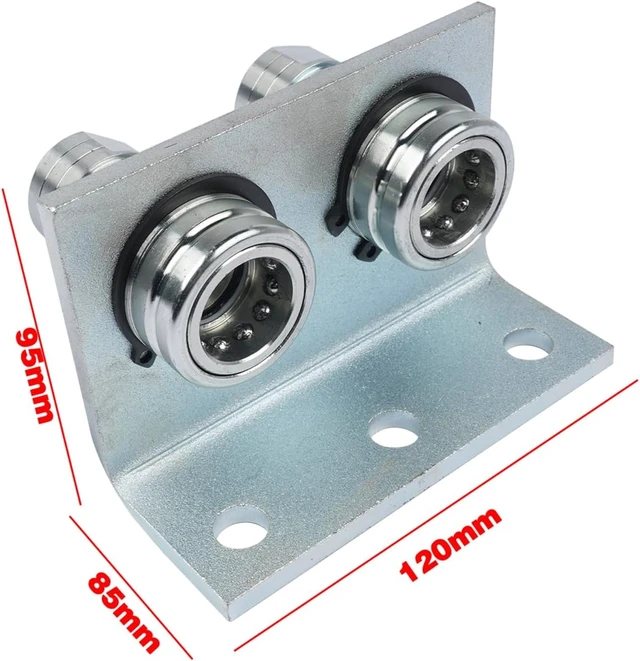 Alt view image 2 of 7 - 1/2" NPT Hydraulic Quick Release Coupling with Break-Away Bracket, Push/Pull