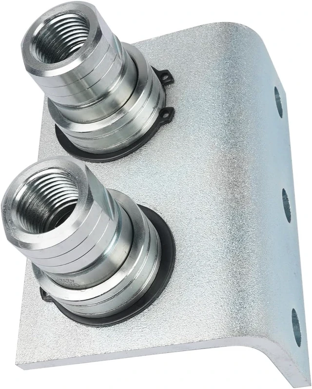 Alt view image 5 of 7 - 1/2" NPT Hydraulic Quick Release Coupling with Break-Away Bracket, Push/Pull