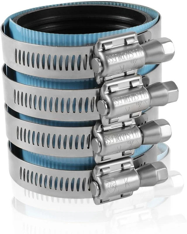 Main image of 8-Inch Heavy Duty No-Hub Coupling (CLAMP064-1)