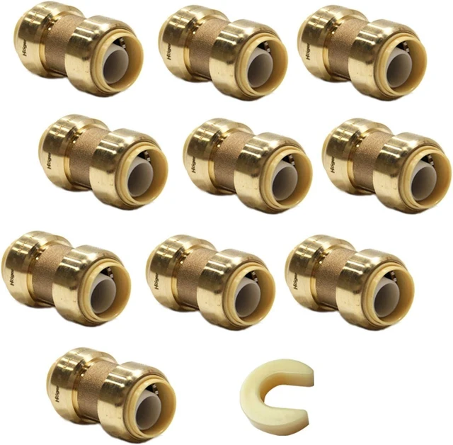 Main image of 10-Pack 3/4" Push-Fit Straight Coupling