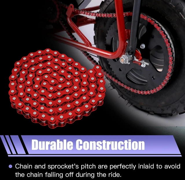 Alt view image 7 of 7 - 60T Sprocket with 420 Chain, 90 Links, for Mini Bike CT200U