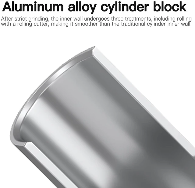Alt view image 7 of 7 - 2" Bore 6" Stroke Magnetic Double Acting Pneumatic Cylinder, Aluminum (SC50X150)