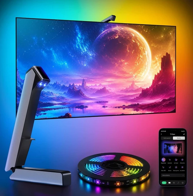 Main image of 14.8FT RGB TV LED Backlight for 55-65 Inch TVs, Screen Sync