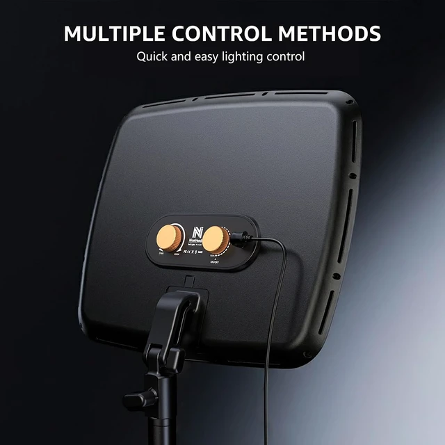 Alt view image 4 of 7 - 14" Soft Streaming Light with Clamp, 2700K-6500K CRI97+, Flexible Arm & Remote for Podcast & YouTube