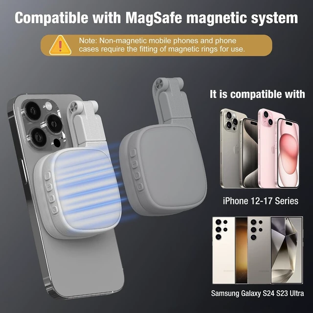 Alt view image 4 of 7 - Magnetic Selfie Light for Phone, MagSafe Compatible, 3 Modes