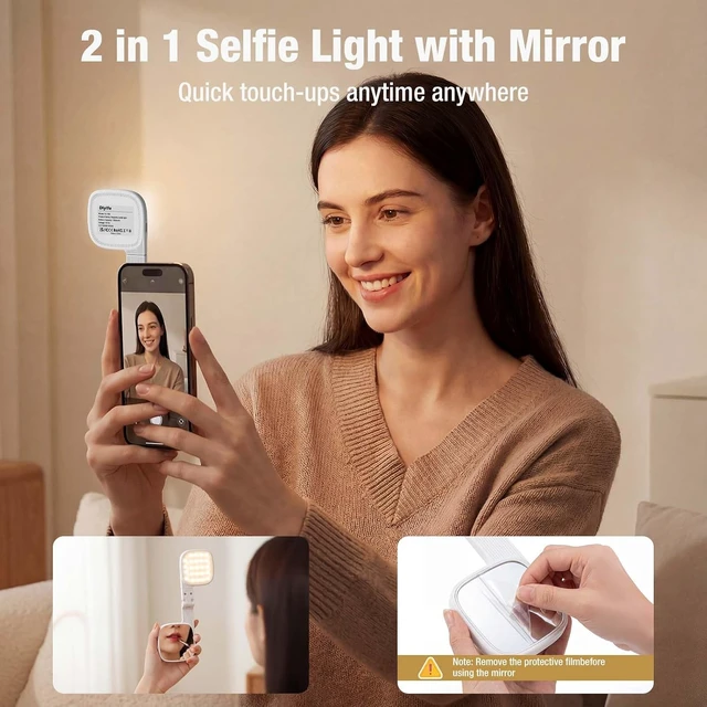 Alt view image 3 of 7 - Magnetic Selfie Light for Phone, MagSafe Compatible, 3 Modes