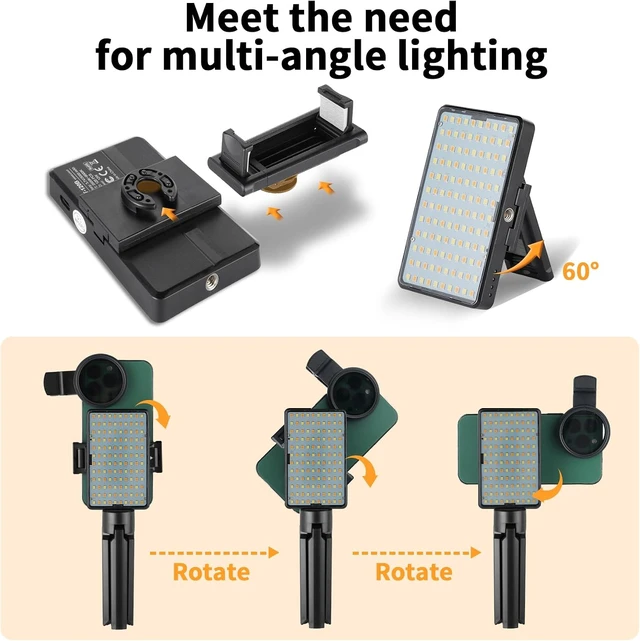 Alt view image 7 of 7 - 120-LED Polarized Light for Tattoo Photos, Removes Glare