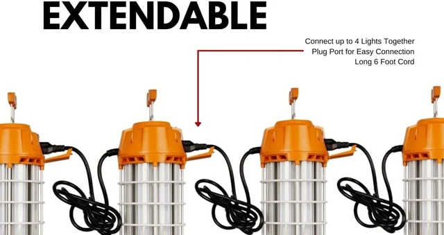 Alt view image 4 of 7 - 150W Industrial Grade Construction Work Light