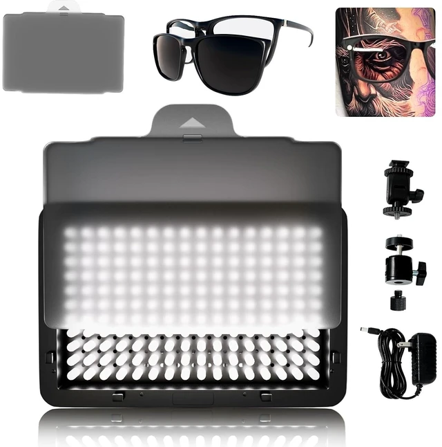 Main image of Polarized LED Tattoo Work Light with Vision Lenses for Clarity & Shadow-Free Detail