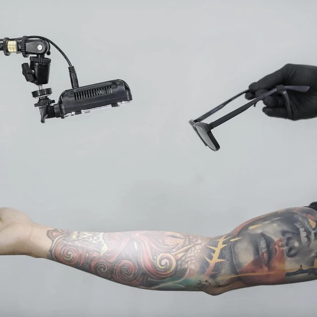 Alt view image 2 of 7 - Polarized LED Tattoo Work Light with Vision Lenses for Clarity & Shadow-Free Detail