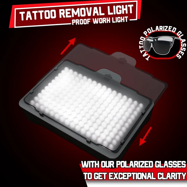 Alt view image 3 of 7 - Polarized LED Tattoo Work Light with Vision Lenses for Clarity & Shadow-Free Detail