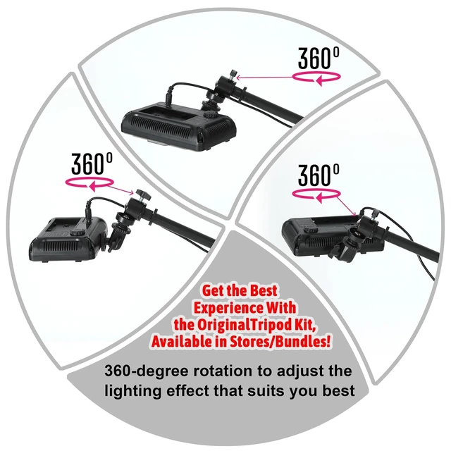 Alt view image 6 of 7 - Polarized LED Tattoo Work Light with Vision Lenses for Clarity & Shadow-Free Detail