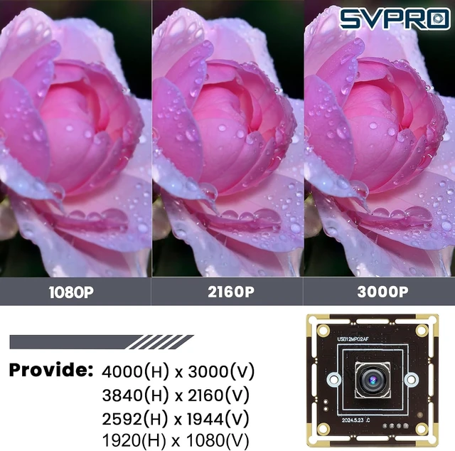 Alt view image 2 of 7 - 12MP 4K Auto Focus USB Camera Module, IMX362 with 300ms PDAF for PC & Machine Vision