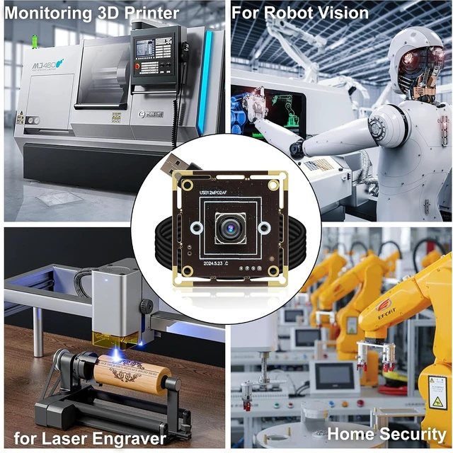 Alt view image 7 of 7 - 12MP 4K Auto Focus USB Camera Module, IMX362 with 300ms PDAF for PC & Machine Vision