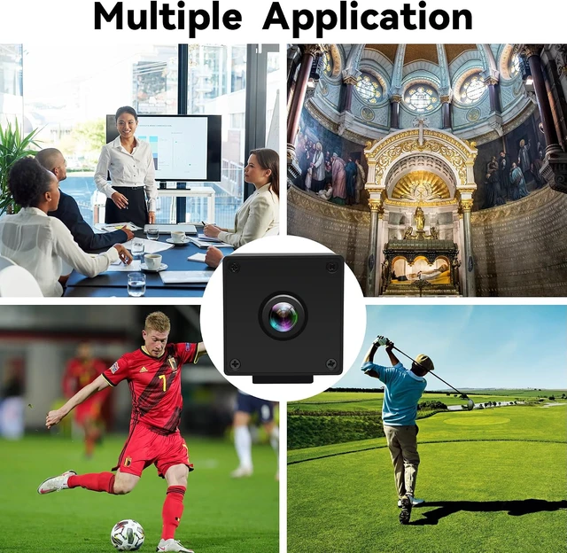 Alt view image 7 of 7 - 12MP 4K USB Camera, 1080P@120fps High Speed with 16mm M12 Lens for Industrial & Golf Swing
