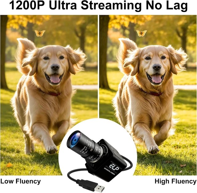 Alt view image 6 of 7 - Global Shutter 90fps USB Camera, 5-50mm 10X Varifocal for Golf Swing & 3D Printer Vision