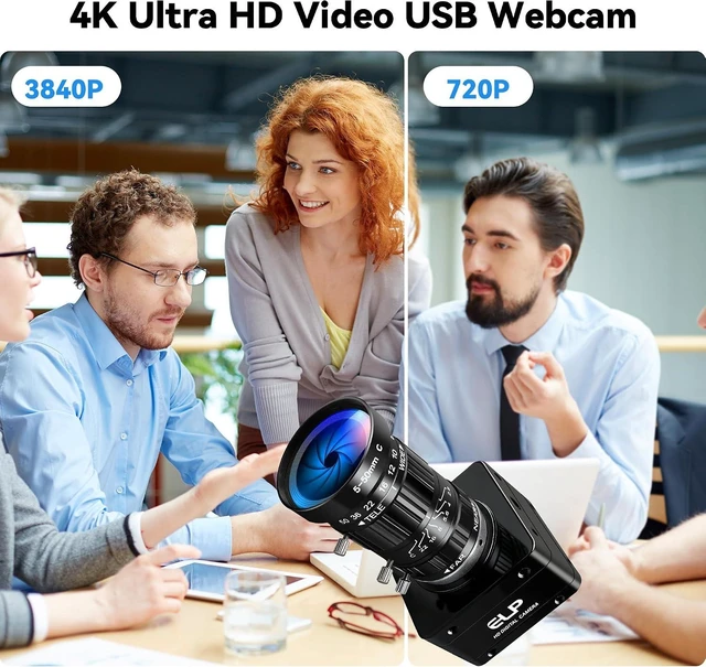 Alt view image 3 of 7 - USB3.0 4K 60fps Industrial Camera, CS-Mount 5-50mm 10X Varifocal, Plug & Play