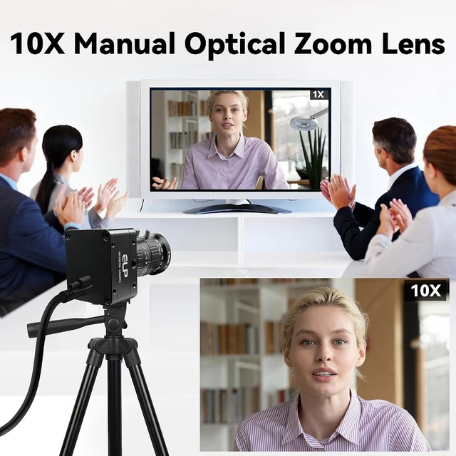 Alt view image 4 of 7 - USB3.0 4K 60fps Industrial Camera, CS-Mount 5-50mm 10X Varifocal, Plug & Play