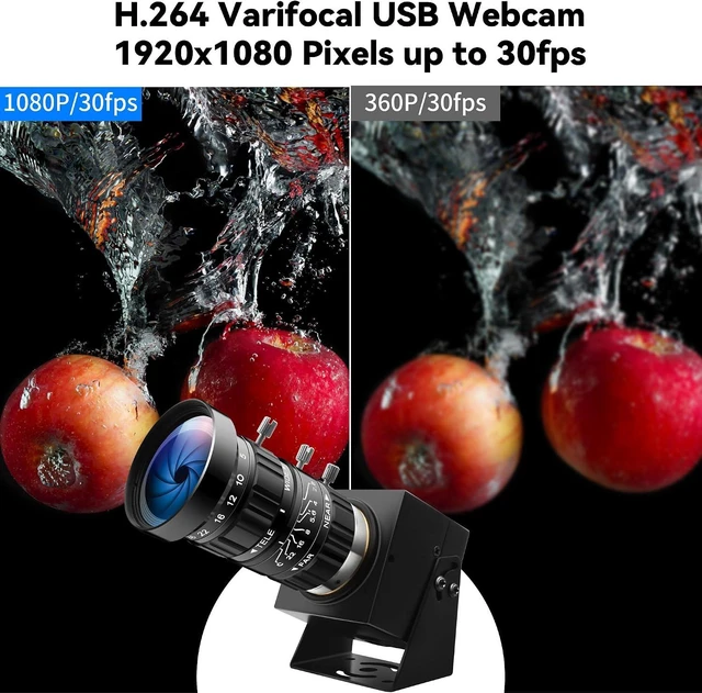 Alt view image 5 of 7 - Starvis USB Camera, 0.0001Lux Ultra Low Light, 5-50mm 10X Zoom, HDR Full Color Night Vision