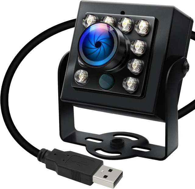 Main image of 1080P 60fps USB Camera, 170° Fisheye with IR Cut Day/Night Vision for 3D Printer