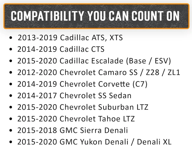 Alt view image 2 of 6 - GM MagneRide Shock & Ride Height Bypass/Delete Kit for 2013-2019 Cadillac, Chevrolet & GMC