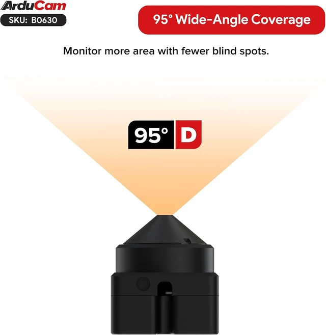 Alt view image 3 of 7 - 2MP Mini USB Camera Module, STARVIS 2 Ultra Low Light, 1080P for PC & Raspberry Pi