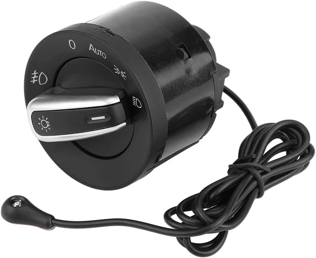 Alt view image 2 of 7 - Auto Headlight Switch with Fog Light Control & Sensor for Mk5/Mk6 (1Z0941431K)