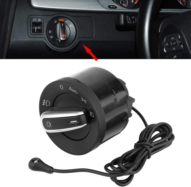 Alt view image 5 of 7 - Auto Headlight Switch with Fog Light Control & Sensor for Mk5/Mk6 (1Z0941431K)