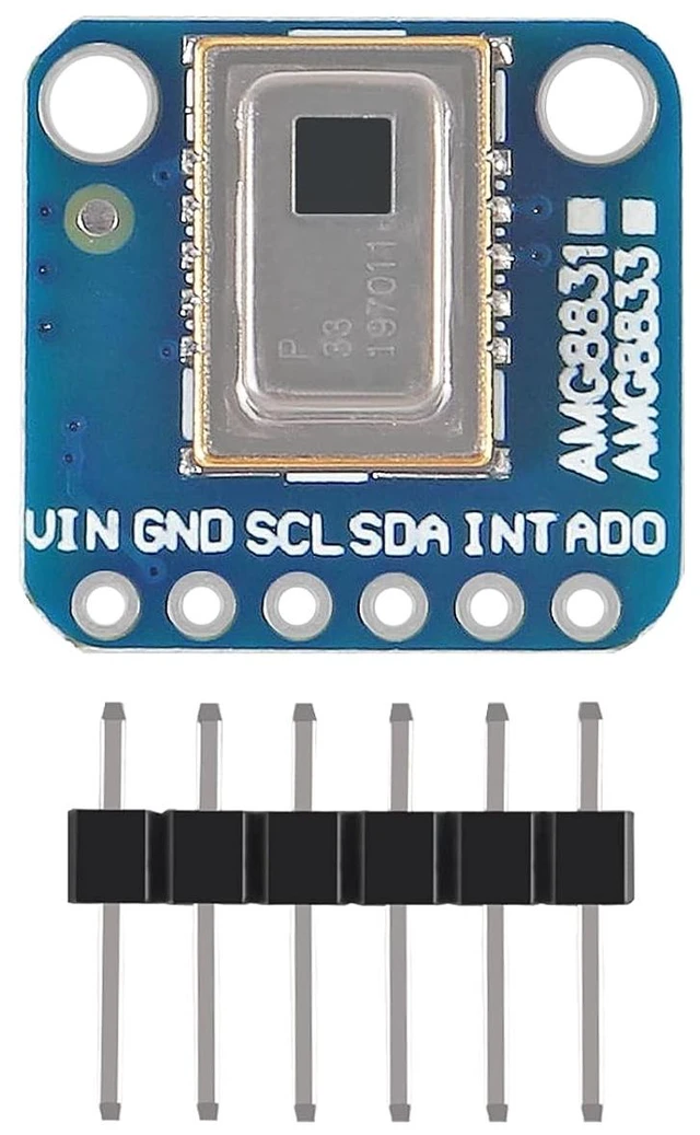 Main image of AMG8833 8x8 IR Thermal Camera Sensor, Grid-Eye Array for Raspberry Pi, IIC