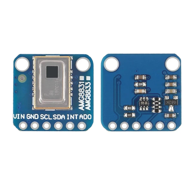 Alt view image 3 of 7 - AMG8833 8x8 IR Thermal Camera Sensor, Grid-Eye Array for Raspberry Pi, IIC
