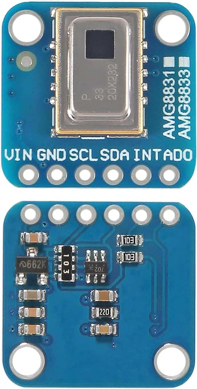 Alt view image 2 of 7 - AMG8833 8x8 IR Thermal Camera Sensor Module for Raspberry Pi & ESP8266