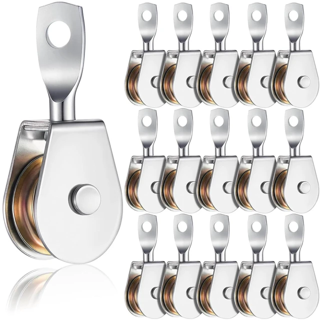 Main image of 16-Pack 1.5" Single Pulley Block with 360° Swivel